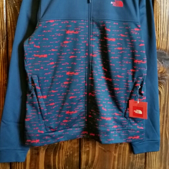 NEW Men's The North Face Track Jacket Teal Size M - Picture 5 of 5